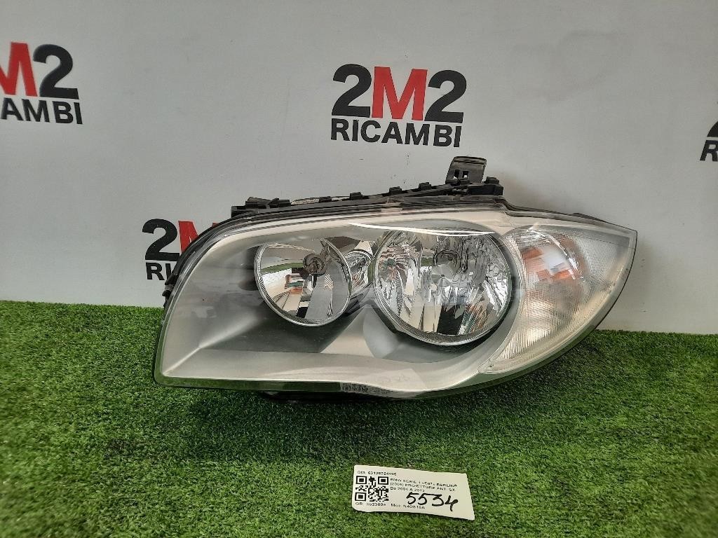Proiettore ANT SX 63126924485 Bmw Serie 1 E87 Berlina 2005