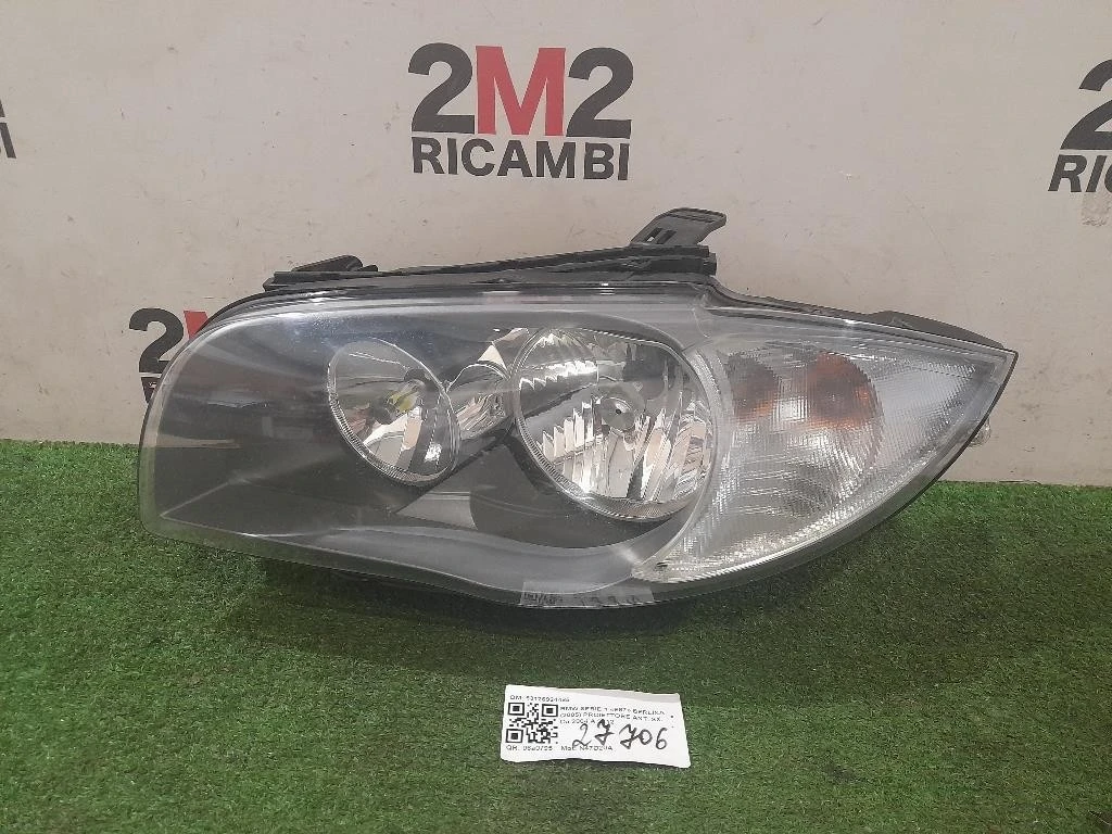 Proiettore ANT SX 63126924485 Bmw Serie 1 E87 Berlina 2005