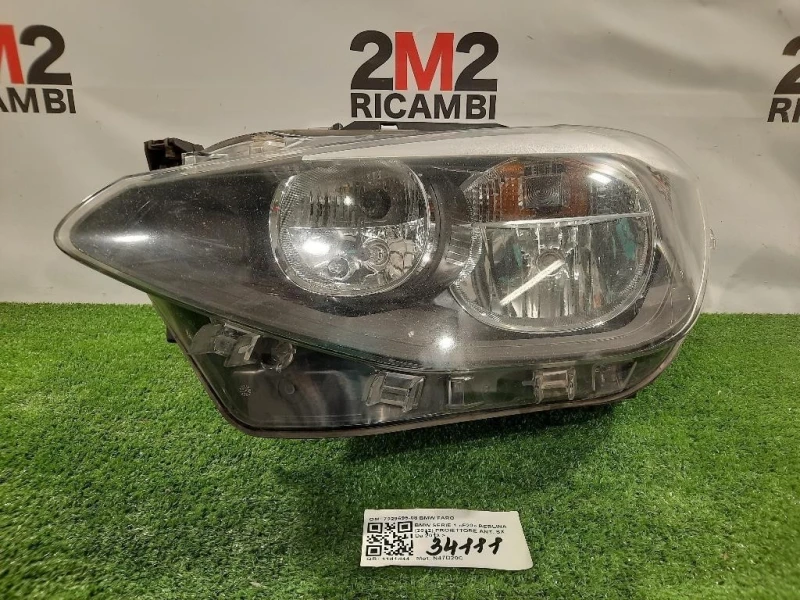 Proiettore ANT SX 7229695-08 BMW FARO Bmw Serie 1 F20 Berlina 2012