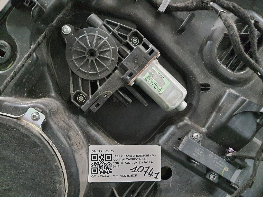 Alzacristallo Porta POST DX 931403103 Jeep Grand Cherokee IV 2011