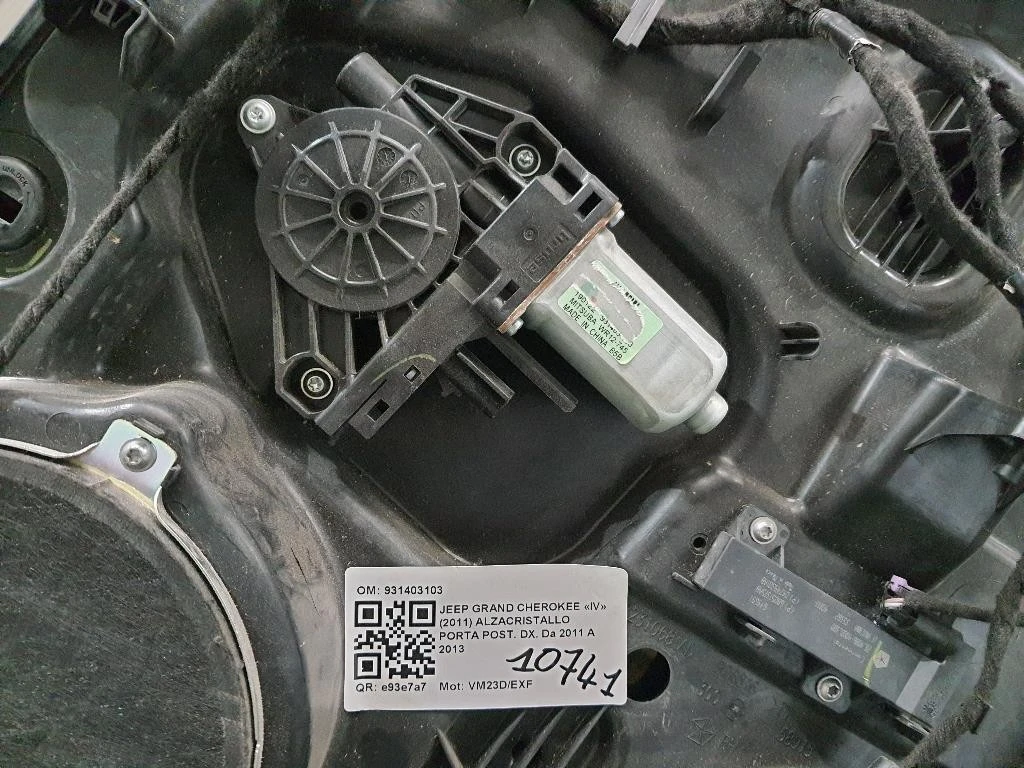 Alzacristallo Porta POST DX 931403103 Jeep Grand Cherokee IV 2011