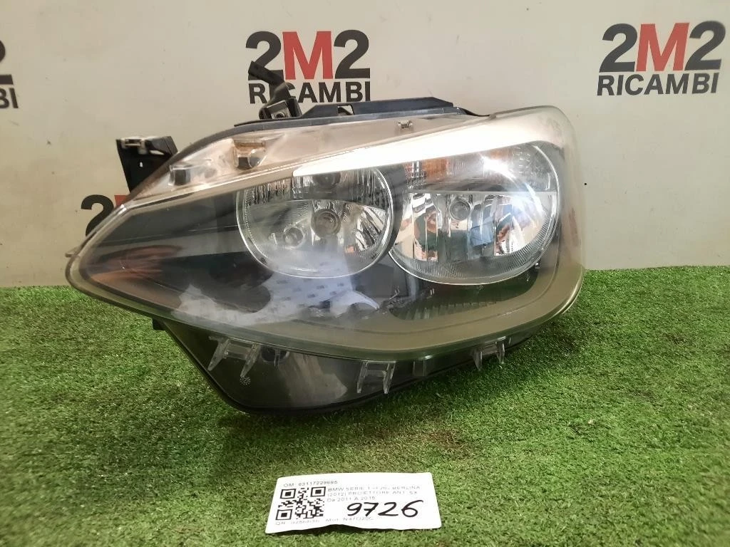 Proiettore ANT SX 63117229685 Bmw Serie 1 F20 Berlina 2012