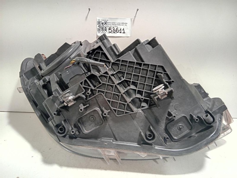 Proiettore ANT SX 7229685-08 Bmw Serie 1 F20 Berlina 2012