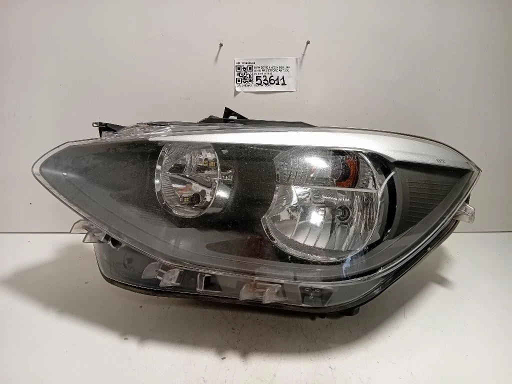 Proiettore ANT SX 7229685-08 Bmw Serie 1 F20 Berlina 2012