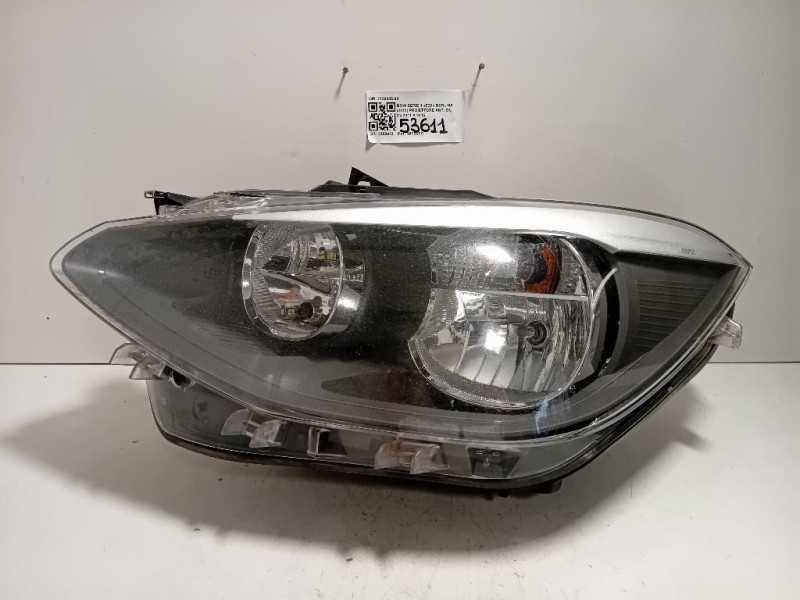 Proiettore ANT SX 7229685-08 Bmw Serie 1 F20 Berlina 2012