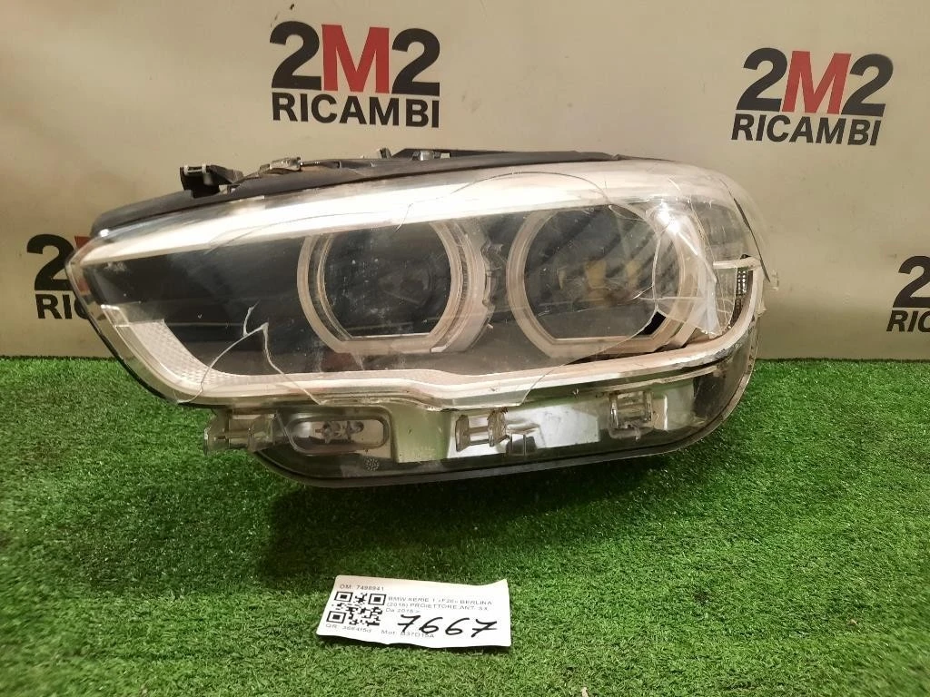 Proiettore ANT SX 7498941 Bmw Serie 1 F20 Berlina 2015