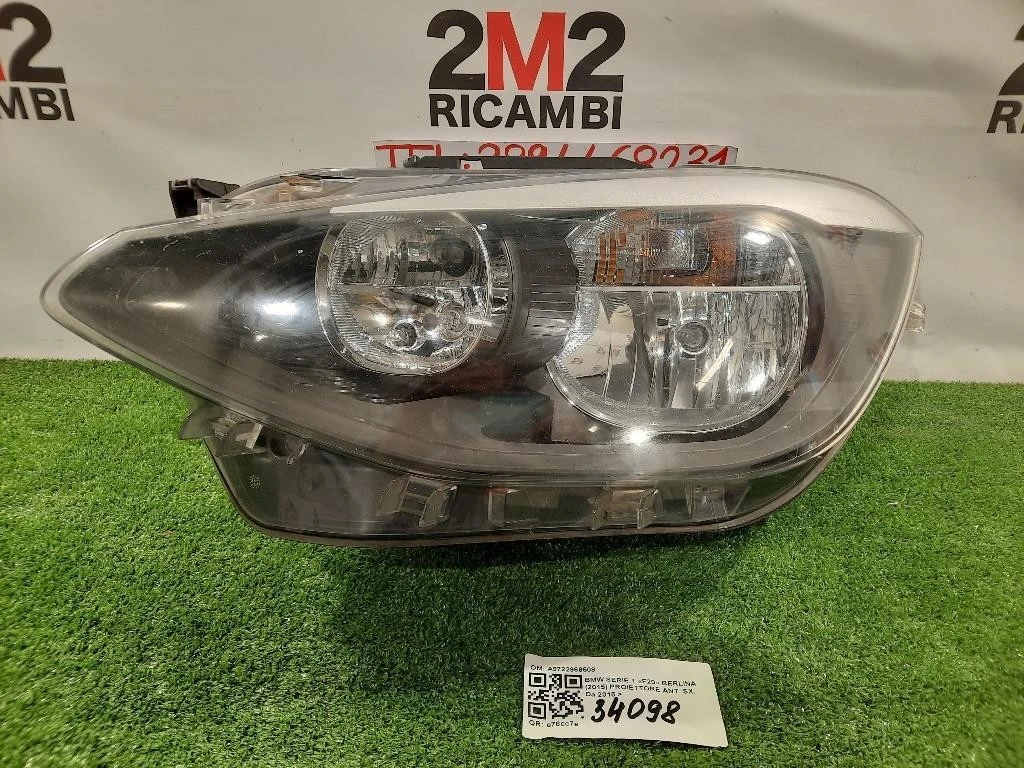 Proiettore ANT SX A9722968508 Bmw Serie 1 F20 Berlina 2015