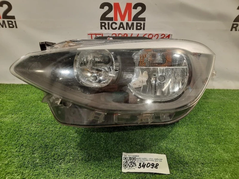 Proiettore ANT SX A9722968508 Bmw Serie 1 F20 Berlina 2015