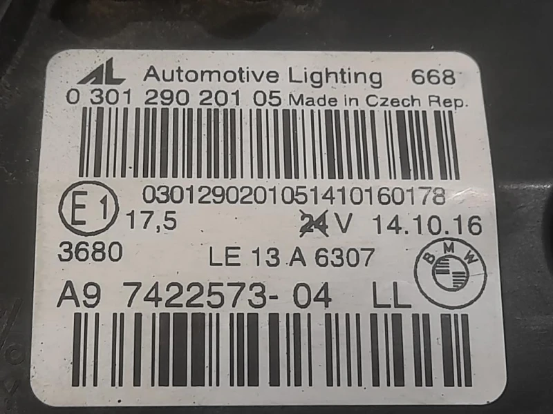 Proiettore ANT SX A9742257304 Bmw Serie 2 F45 Active Tourer 2014