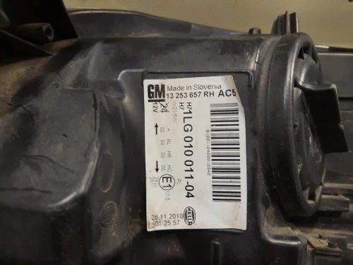 Proiettore ANT DX 13253657 1LG010011 Opel Astra J 2010