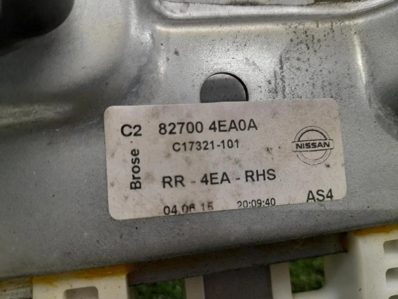 Alzacristallo Porta POST DX 827004EA0A Nissan Qashqai II 2014