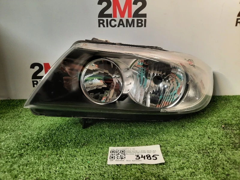 Proiettore ANT SX 63117202573 Bmw Serie 3 E90 Berlina 2005