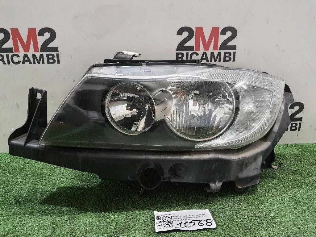 Proiettore ANT SX 63116942723 Bmw Serie 3 E90 Berlina 2005