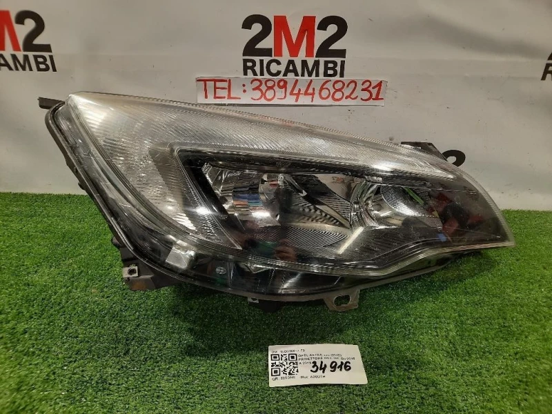 Proiettore ANT DX 1LG010011-70 Opel Astra J 2010