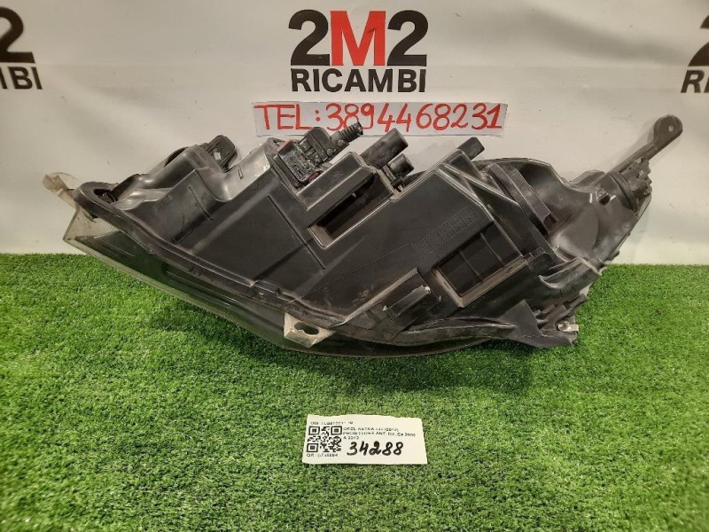 Proiettore ANT DX 1LG010011-10 Opel Astra J 2012