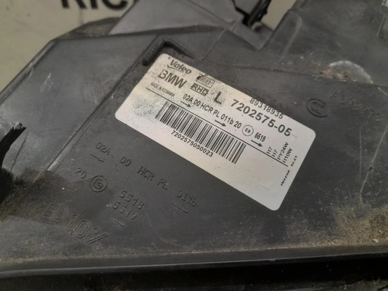 Proiettore ANT SX 7202575 Bmw Serie 3 E90 Berlina 2005