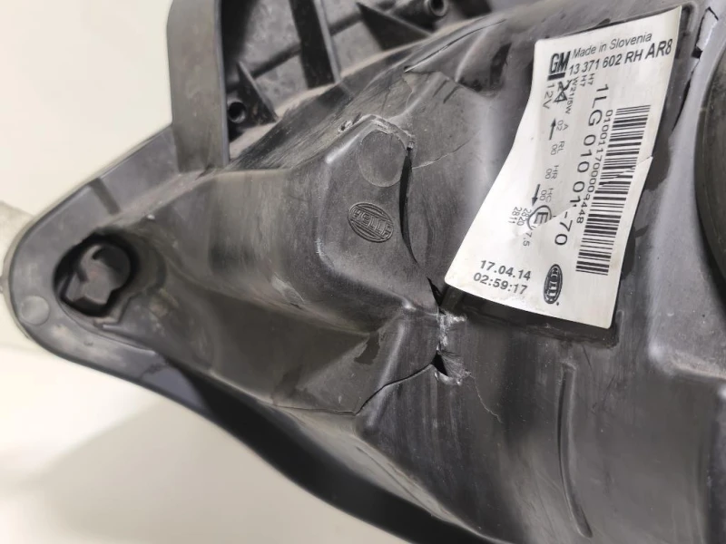 Proiettore ANT DX 1LG 010 011 70 Opel Astra J 2012