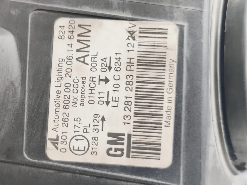 Proiettore ANT DX 030126260200 Opel Astra J GTC 2010