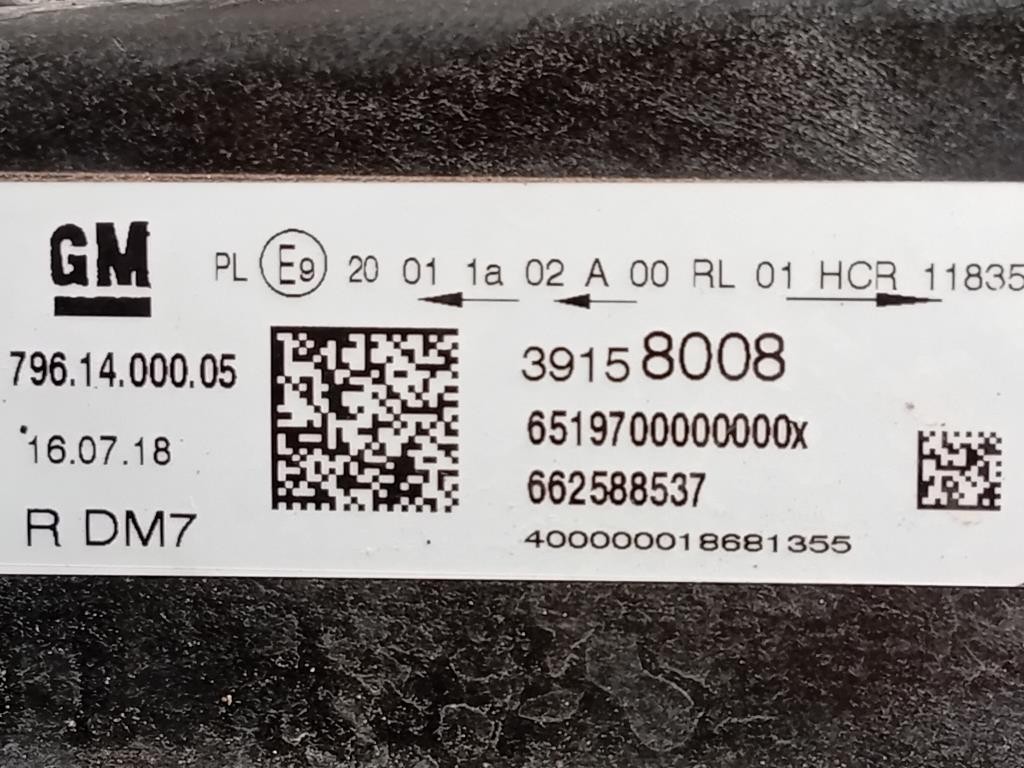 Proiettore ANT DX 39158008 Opel Astra K 2016