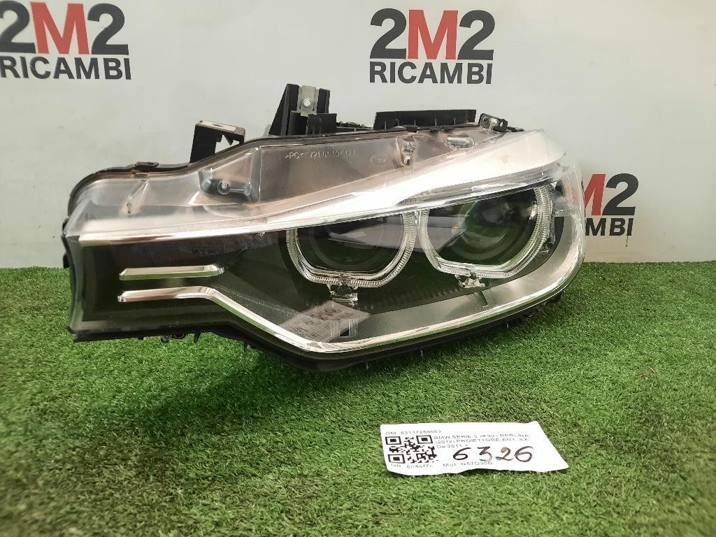Proiettore ANT SX 63117259553 Bmw Serie 3 F30 Berlina 2012