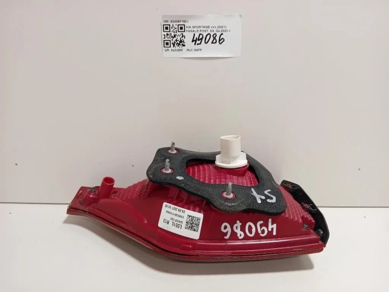 Fanale POST SX 92405F1501 Kia Sportage IV 2018