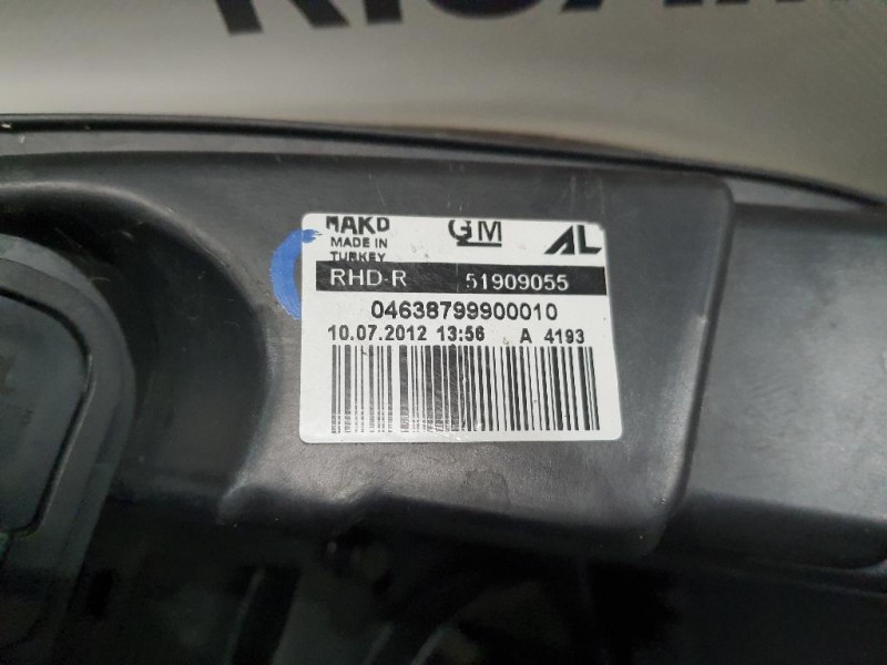 Proiettore ANT DX 95512504 Opel Combo D 2012