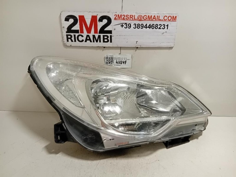 Proiettore ANT DX 13432892 Opel Corsa D 2011