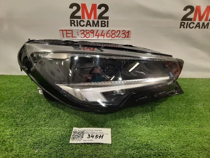 Proiettore ANT DX 1653233380 354261827 39162654 Opel Corsa F 2019
