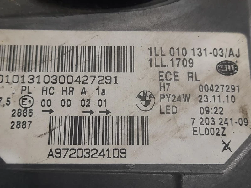 Proiettore ANT SX 1LL01013103 SX LATO GUIDA FARO Bmw Serie 5 F11 Touring 2012