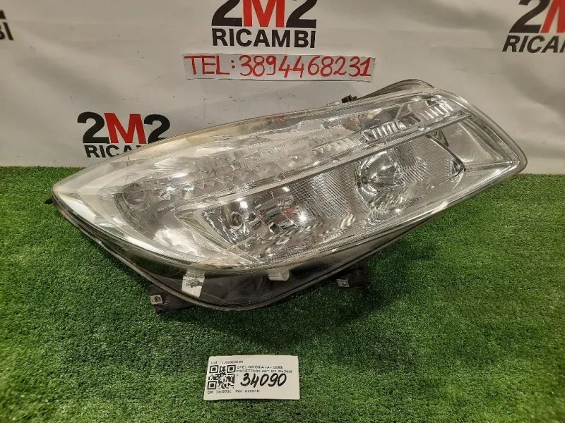 Proiettore ANT DX 1LJ009630-04 Opel Insignia A 2009
