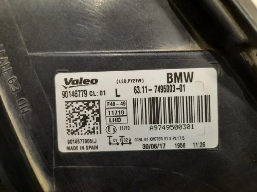 Proiettore ANT SX 63117495003 Bmw X1 F48 2015