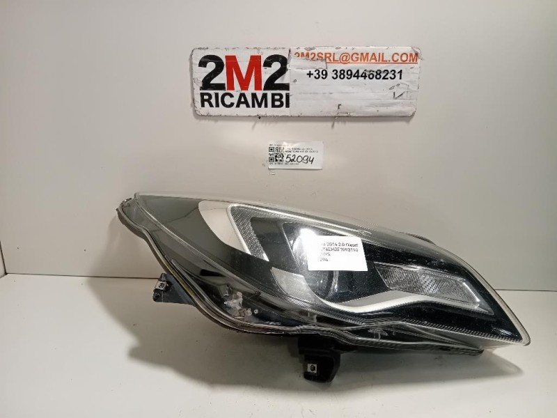 Proiettore ANT DX 1LL011164-14 Opel Insignia A 2013