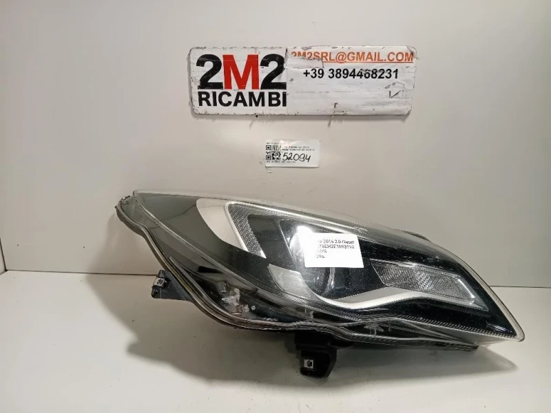 Proiettore ANT DX 1LL011164-14 Opel Insignia A 2013