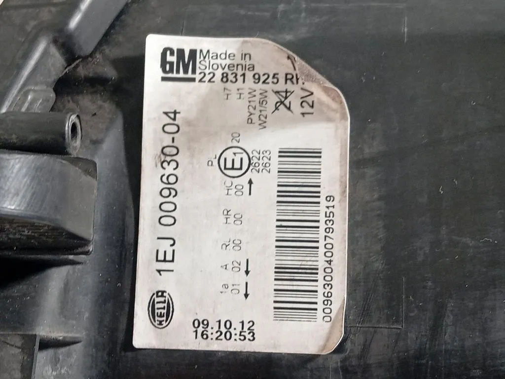 Proiettore ANT DX 1EJ009630-04 Opel Insignia A 2013