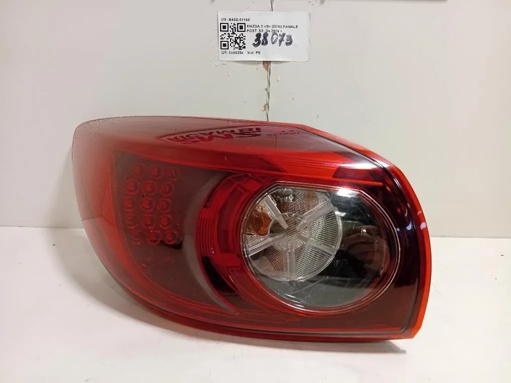 Fanale POST SX B45D-51160 Mazda 3 III 2016