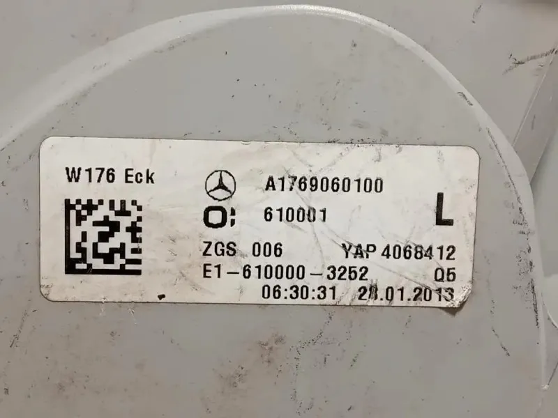 Fanale POST SX A1769060100 Mercedes Classe A W176 2013
