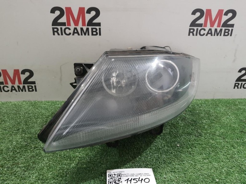 Proiettore ANT SX 63127165673 Bmw Z4 E85 Cabrio 2003