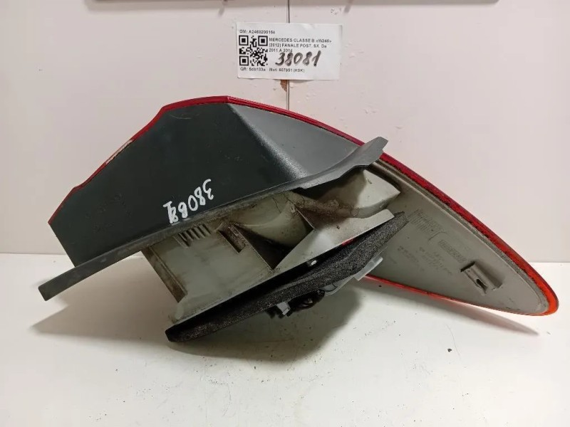 Fanale POST SX A2468200164 Mercedes Classe B W246 2012