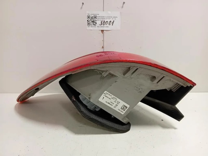 Fanale POST SX A2468200164 Mercedes Classe B W246 2012