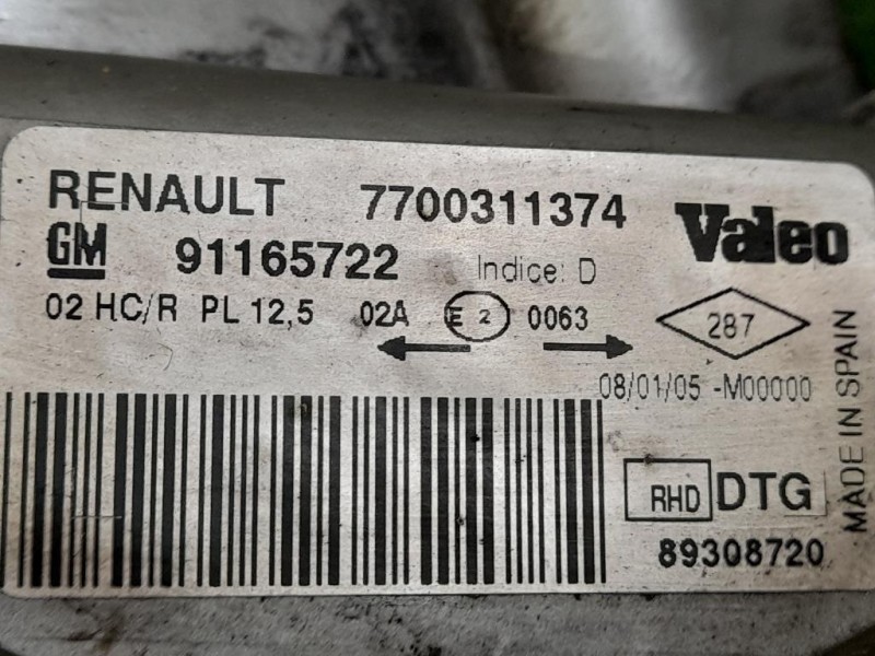 Proiettore ANT DX 7700311374 Opel Vivaro A 2001