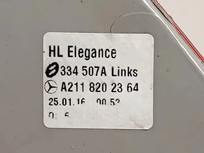 Fanale POST SX A2118202364 Mercedes Classe E W211 2002