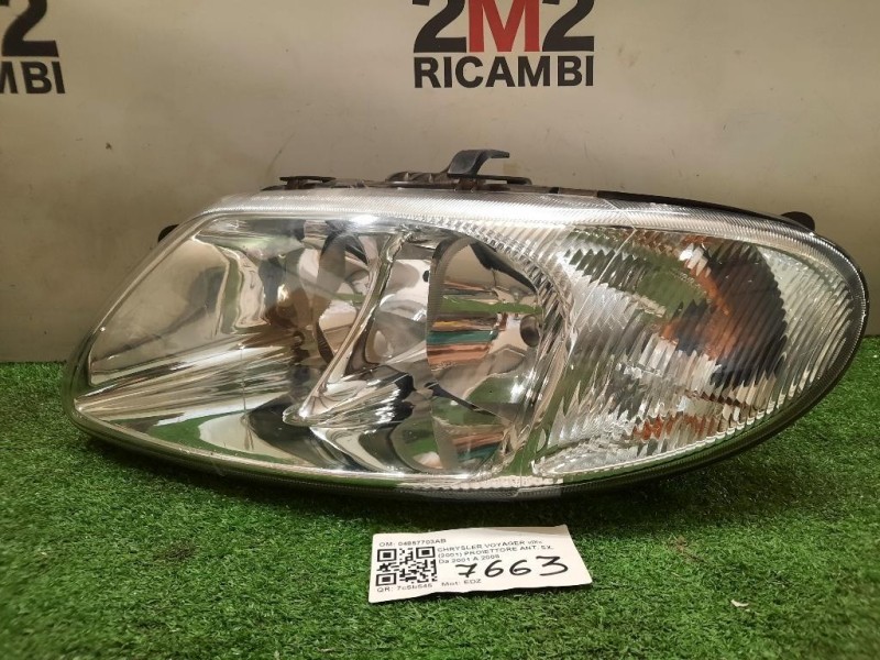 Proiettore ANT SX 04857703AB Chrysler Voyager III 2001