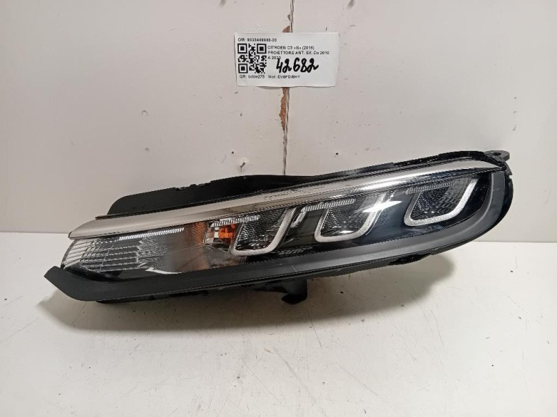 Proiettore ANT SX 9833480680-03 Citroen C3 III 2016