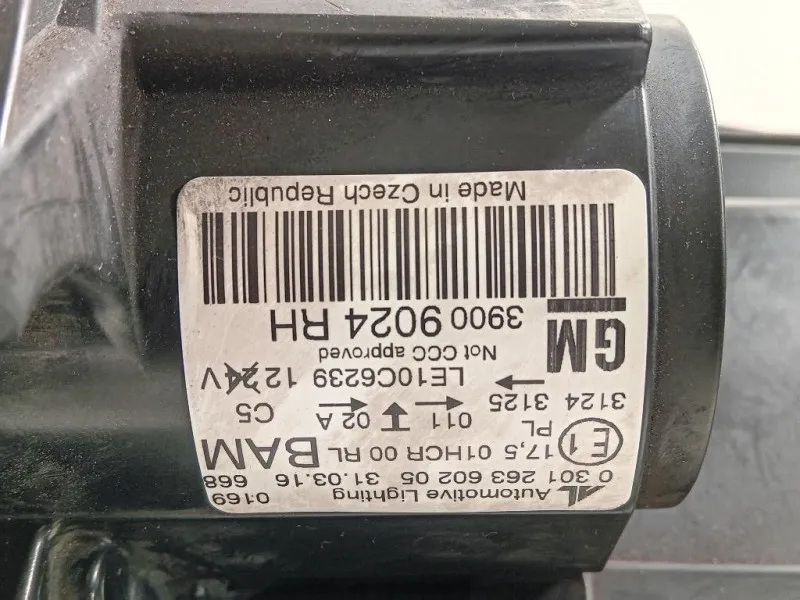 Proiettore ANT DX 39009024 Opel Zafira C 2012