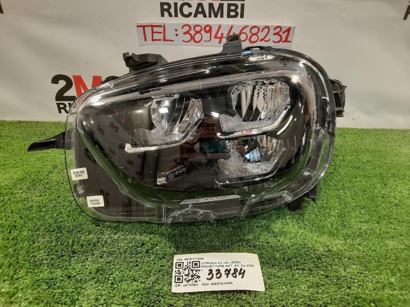 Proiettore ANT SX 9836171580 Citroen C3 III 2020