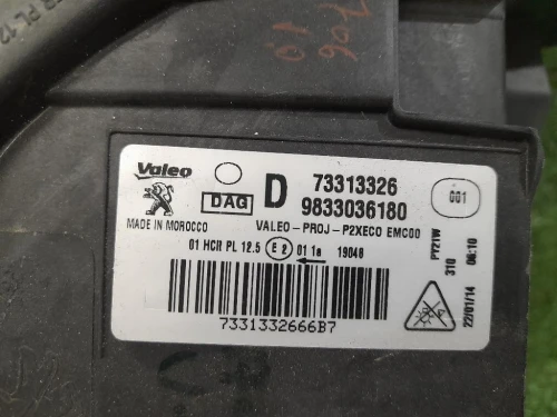 Proiettore ANT DX 9833036180 Peugeot 2008 II 2020