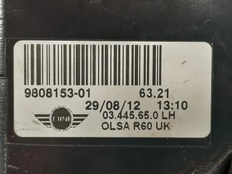 Fanale POST SX 9808153-01 Mini Countryman ONE R60 2014