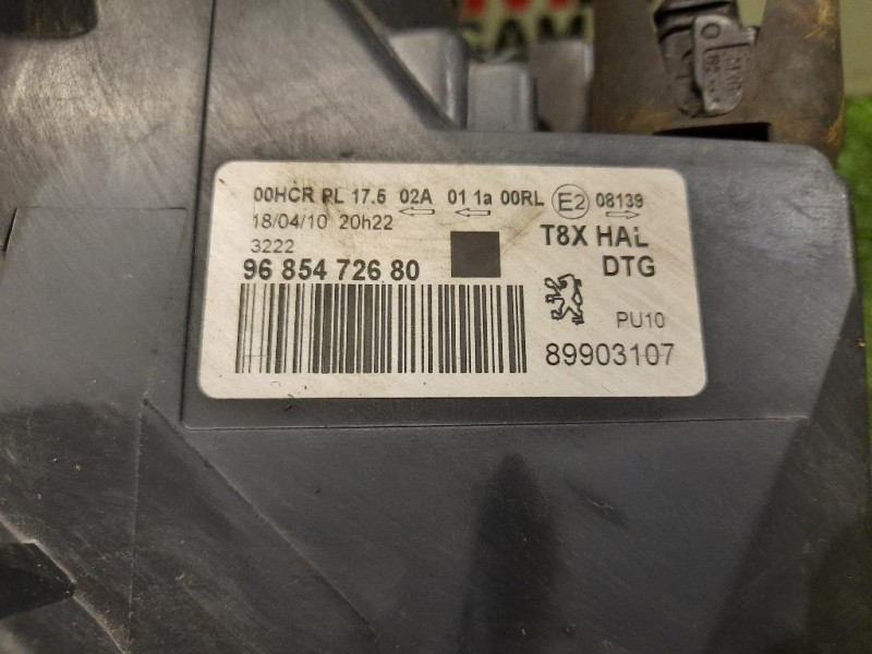 Proiettore ANT DX 9685472680 Peugeot 3008 I 2009