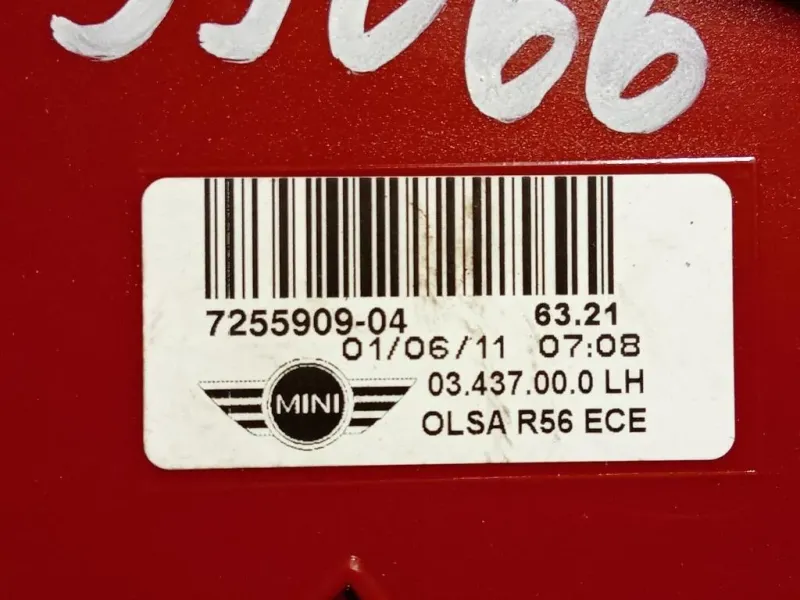 Fanale POST SX 7255909-04 Mini MINI Cooper R56 2007