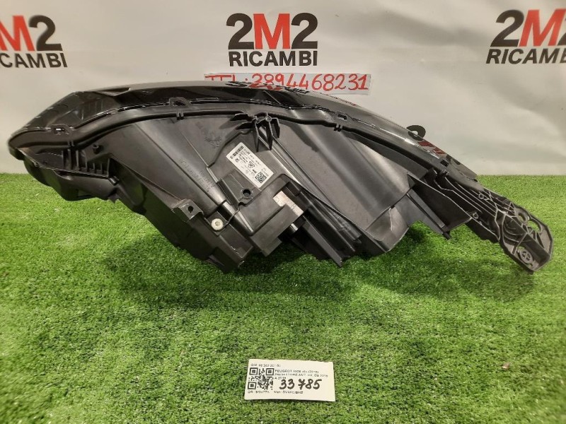 Proiettore ANT DX 98 362 301 8089914772 Peugeot 3008 II 2016